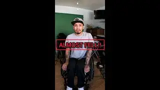 Testing Mono Shock  Wheelchair (FAIL)