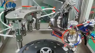 Fully automatic aerosol product production line#aerosol #spray #machine #automobile #factory