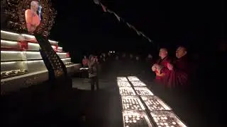 💜 Our precious Lama Gangchen giving us the keys 🔑 to inner peace and serenity 🧘&zwj;♀️💜🧘&zwj;♀️