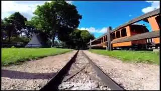 Kid-Powered Hand Cars at Wild West Town