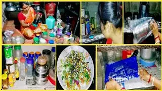 Indian Non Modular Middle Class Kitchen Cleaning & Organization ||Small Kitchen Deep Cleaning Vlog💖💖
