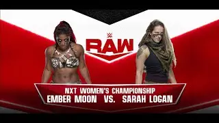 Ember Moon vs Sarah Logan: NXT Women's Championship