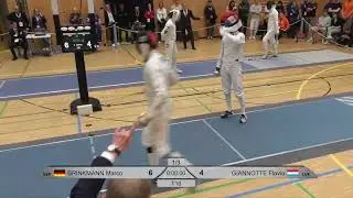 European Olympic Qualifier 2024 SME - L16 - Marco Brinkmann GER v Flavio Giannotte LUX