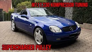 Slk 230 Kompressor Motor Tuning | supercharger pulley install | Kompressor Kit  | Phantom Racing