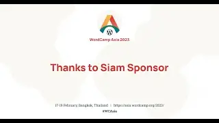 Meet our Siam Sponsors | WordCamp Asia 2023