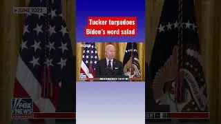 Tucker Carlson: Biden is as senile and stumbling as always! #shorts