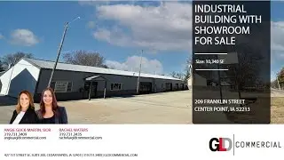 209 Franklin Street, Center Point, Iowa Industrial Building With Showroom For Sale