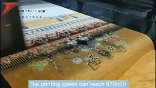 #digitalprinting #fabricprinter  Fast speed fabric roll printing machine from original factory