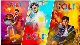 Picsart Holi Photo Editing tutorial | Holi Special Editing in Picsart | Happy Holi 2021 New editing