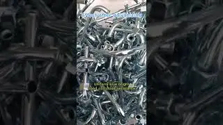 Blue zinc passivation process,do you like this galvanizing effect?#galvanized #zincplating #bluezinc