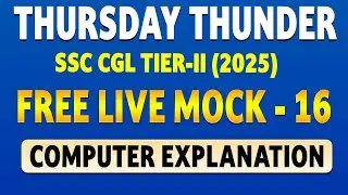 ALL INDIA TIER-II LIVE MOCK-16 | COMPUTERS EXPLANATION || EVERESTCOACHINPOINT