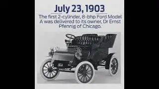 Dentist Becomes the First Owner of Model A | July 23, 1903 | Today in Ford Motor Company History