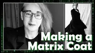 I made a Matrix Coat! And it's WONDERFUL 🖤 Icy Makes it Goth 🖤 Icy Sews (cross-posted) #Matrix #Goth