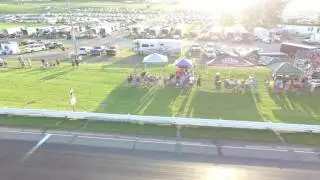 keystone raceway park night of fire drone pov #3