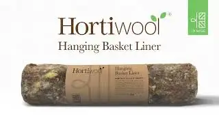 How To Use a Hortiwool Hanging Basket Liner in 20 Seconds