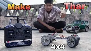 Making 4x4 Thar💪Car! 4x4 Offroad Jeep DIY Project🔥