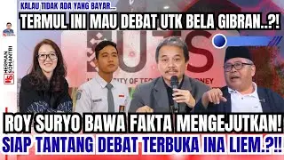 FAKTA BARU SDH DI TANGAN ROY SURYO CS! BERANIKAH TERMUL INA LIEM DEBAT TERBUKA TANPA DIBAYAR?