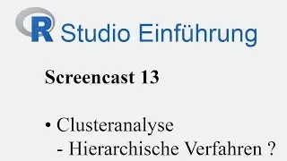 13. Clusteranalyse