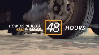 How to build a 5280sqf stage in 48 hours (stage builder , stand builder , exhibition & event )