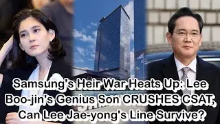 Samsung's Heir War Heats Up: Lee Boo-jin's Genius Son CRUSHES CSAT, Can Lee Jae-yong's Line Survive?