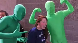 Fan loves Vancouver's Green Men
