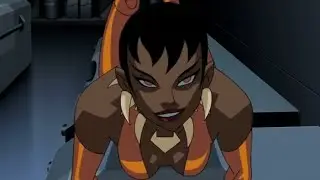 Justice League Unlimited: Vixen Being Flirty