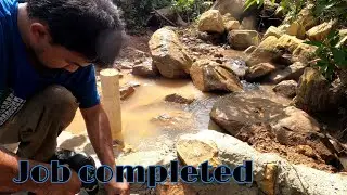 Air sungai beku sudah sampai ke rumah kebun