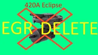 How to do EGR DELETE on 2G Eclipse GS (420A)