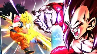 Meanwhile, The SSJ4's on Dragon Ball Legends...