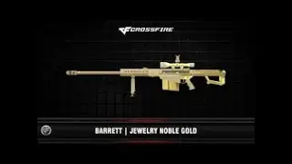 Crossfire Philippines 3.0  Barrett M82A1 Jewelry Noble Gold combination