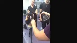 Uniform layer on a men's head block part 3