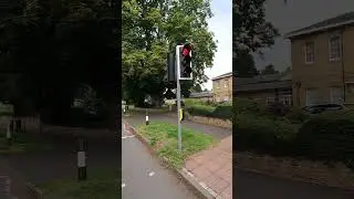 St Neots: St Neots Road B1428, PEEK TLED Traffic Lights Puffin Crossing