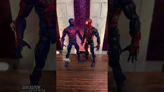 FaceOff: RETRO Vs. UNLIMITED Spider-Man QUICK LOOK Marvel Legends Toys Action Figure Review