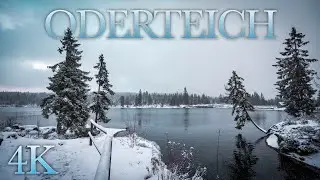 Winter Hike Around the Oderteich in the Harz Mountains 4K