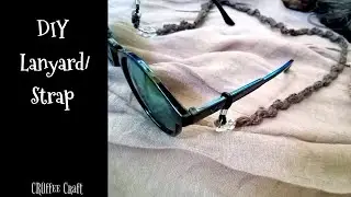 Crochet Facemask Lanyard|| DIY Strap || CROffee Craft