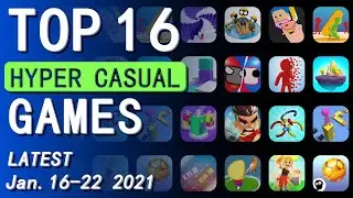 Top 16 NEW Hyper Casual Games (Jan.16 - 22, 2021) | New Games Daily