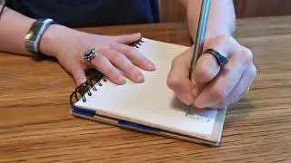 ASMR left-handed writing (no talking)