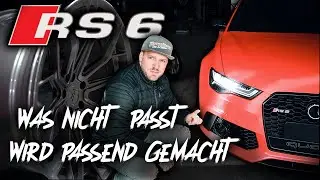 Audi RS6 - war’s das komplett ?😱 21“ & @Gepfefferttheoriginal ​Fahrwerk statt Ceramic Bremsanlage?