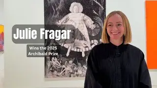 Julie Fragar, winner of the 2025 Archibald prize, talks with Maria Stoljar