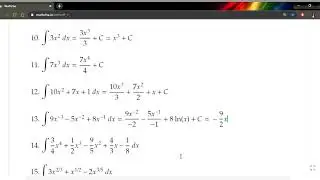 Integrales indefinidas (directas) | Ejemplos 1 a 15
