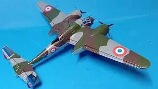 Breguet Br.693 Mistercraft (ex Heller),1:72 vintage (1967)-relacja z budowy#review #plasticmodelkits