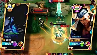 Trio with Top 1 Global Argus | Fredrinn Mythical Glory Rank Gameplay | Mlbb