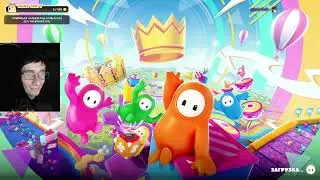 Fall Guys играем втроём  Я, Виктория Рид и Тата