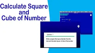 Square And Cube Of Number | Square of number ,Cube of Number using C++ | C++ Programming
