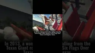 Rollercoaster TRAGEDY at Six Flags Over Texas 🎢 #arlingtontexas #sixflags #tragedy