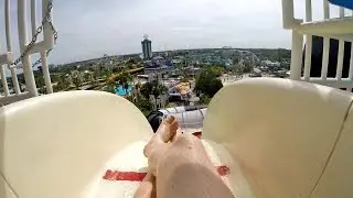 Wet 'n Wild Orlando - Der Stuka | Extreme Free Fall Water Slide Onride POV