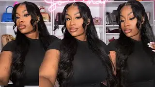 Detailed Transparent Lace Melt & Playful Hairstyle Tutorial | GEETA HAIR