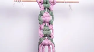Patrón de Círculos con Nudo Festón 🧵 | Tutorial fácil de Macramé Paso a Paso #tutorialmacramé