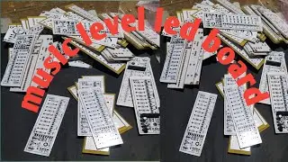 Amplifier mono vu meter। মিউজিক লেভেল led 