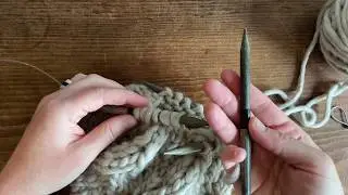 KNITTING 101: k2tog using DPN (double pointed needles)